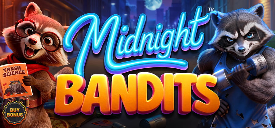 Midnight Bandits — Midnight Bandits : les ratons laveurs nocturnes de Betsoft
